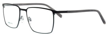abele optik Brille schwarz / grau matt  für Herren 150631